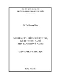 Luận văn Thạc sĩ Khoa học: Nghiên cứu điều chế bột TiO2 kích thước nano pha tạp nitơ và natri