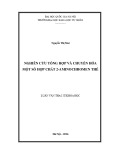 Luận văn Thạc sĩ Khoa học: Nghiên cứu tổng hợp và chuyển hóa một số hợp chất 2 - Aminochromen thế