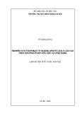 Luận án Tiến sĩ Kỹ thuật hóa học: Nghiên cứu tách MgO từ quặng apatit loại 2 Lào Cai theo phương pháp hoá học và ứng dụng