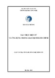 Luận văn Thạc sĩ Công nghệ thông tin: Xác thực điện tử và ứng dụng trong giao dịch hành chính