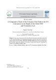 So sánh khái niệm trẻ em theo công ước Liên Hợp quốc về quyền trẻ em năm 1989 và pháp luật Việt Nam