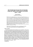 Một số biện pháp sử dụng trò chơi vận động nhằm phát triển tố chất nhanh cho trẻ mẫu giáo 5 – 6 tuổi