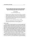 Giáo dục công dân toàn cầu cho học sinh trung học cơ sở tại Hà Nội, thời cơ và thách thức