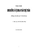 Giáo trình Dinh dưỡng và vệ sinh an toàn thực phẩm - BS. Trần Hữu Pháp