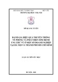 Luận án Tiến sĩ Y học: Đánh giá hiệu quả truyền thông về phòng và phát hiện sớm bệnh ung thư vú ở một số doanh nghiệp tại Hà Nội và thành phố Hồ Chí Minh