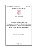 Luận án Tiến sĩ Y học: Đánh giá kết quả điều trị và sự thay đổi một số yếu tố miễn dịch trên bệnh nhân vảy nến thông thường được chiếu tia cực tím dải hẹp