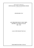 Luận án Tiến sĩ Lịch sử Việt Nam: Quá trình hình thành và phát triển hệ thống giao thông ở Nam Kỳ (1862 – 1945)