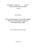 Luận án Tiến sĩ Y tế Công cộng: Thực trạng hoạt động câu lạc bộ người nhiễm HIV/AIDS tại tỉnh Thái Bình và hiệu quả một số biện pháp can thiệp