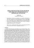 Đánh giá mức độ hài lòng của sinh viên đối với chất lượng dịch vụ hỗ trợ người học tại trường Đại học Thủ đô Hà Nội