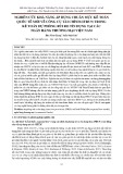 Nghiên cứu khả năng áp dụng chuẩn mực kế toán quốc tế mới về công cụ tài chính (IFRS 9) trong kế toán dự phòng rủi ro tín dụng tại các Ngân hàng thương mại Việt Nam