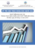 Kỷ yếu Hội thảo Khoa học Quốc gia: Phát triển khu vực FDI trong thực hiện chiến lược phát triển bền vững