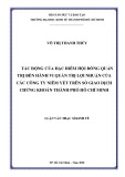 Luận văn Thạc sĩ Kinh tế: Tác động của đặc điểm hội đồng quản trị đến hành vi quản trị lợi nhuận của các công ty niêm yết trên Sở Giao dịch chứng khoán thành phố Hồ Chí Minh