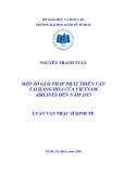 Luận văn Thạc sĩ Kinh tế: Một số giải pháp phát triển vận tải hàng hóa của Vietnam Airlines đến năm 2015