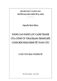 Luận văn Thạc sĩ Kinh tế: Nâng cao năng lực cạnh tranh của công ty VINATRANS trong bối cảnh hội nhập kinh tế toàn cầu