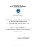 Luận văn Thạc sĩ Kỹ thuật: Tính toán sàn, dầm bê tông cốt thép ứng lực trước căng sau theo tiêu chuẩn TCVN 5574:2012 và tiêu chuẩn Châu Âu Eurocode2-1-1