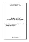 Sáng kiến kinh nghiệm Tiểu học: Một số giải pháp nhằm áp dụng phương pháp dạy học theo dự án môn Khoa học lớp 5 một cách hiệu quả