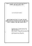 Sáng kiến kinh nghiệm Tiểu học: Một số biện pháp dạy văn miêu tả theo hướng phát huy tính tích cực của học sinh lớp 4C