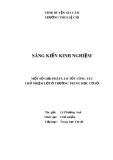 Sáng kiến kinh nghiệm THCS: Một số giải pháp làm tốt công tác chủ nhiệm lớp ở trường trung học cơ sở