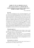 Nghiên cứu yêu cầu trình độ, năng lực nhân sự bán lẻ dịch vụ và mối liên hệ với chương trình đào tạo ngành quản trị bán hàng, Đại học Tài chính – Marketing