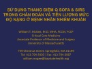 Bài giảng Sử dụng thang điểm Q SOFA & SIRS trong chẩn đoán và tiên lượng mức độ nặng ở bệnh nhân nhiễm khuẩn