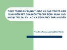 Bài giảng Thực trạng sử dụng thuốc và các yếu tố liên quan đến kết quả điều trị của bệnh nhân lao ngoại trú tại BV Lao và Bệnh phổi Thái Nguyên