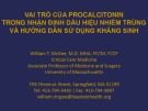 Bài giảng Vai trò của Procalcitonin trong nhận định dấu hiệu nhiễm trùng và hướng dẫn sử dụng kháng sinh