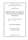 Luận văn Thạc sĩ Kinh tế: Định hướng chiến lược kinh doanh công ty dược Tp. HCM (Sapharco) đến năm 2015