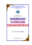 Luận văn Thạc sĩ Kinh tế: Hoàn thiện hệ thống báo cáo kế toán của các viễn thông tỉnh, thành phố trực thuộc Tập đoàn Bưu chính Viễn thông Việt Nam