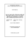 Luận văn Thạc sĩ Kinh tế: Quản lý nhà nước về hải quan đối với hoạt động nhập sản xuất xuất khẩu trên địa bàn tỉnh Đồng Nai trong bối cảnh hội nhập kinh tế quốc tế