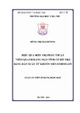 Luận án Tiến sĩ Răng Hàm Mặt: Hiệu quả điều trị phẫu thuật viêm quanh răng mạn tính có hỗ trợ bằng dẫn xuất từ khuôn men – Emdogain