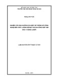 Luận án Tiến sĩ Kĩ thuật cơ khí: Nghiên cứu ảnh hưởng của một số thông số công nghệ đến chất lượng bề mặt khi gia công hợp kim SKD 11 bằng laser