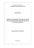 Luận án Tiến sĩ Kĩ thuật điện: Nghiên cứu lực ngắn mạch tổng hợp có tính đến ảnh hưởng phân bố nhiệt trong máy biến áp khô có lõi thép vô định hình