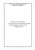 Sáng kiến kinh nghiệm Mầm non: Một số biện pháp tổ chức trò chơi dân gian nhằm phát triển vận động cho trẻ mầm non 3-4 tuổi ở trường mầm non