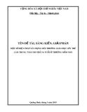 Sáng kiến kinh nghiệm Mầm non: Một số biện pháp xây dựng môi trường giáo dục lấy trẻ làm trung tâm cho trẻ 5-6 tuổi ở trường mầm non Phú Thủy