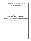 Sáng kiến kinh nghiệm Mầm non: Một số giải pháp gây hứng thú trong hoạt động giáo dục thể chất cho trẻ 5-6 tuổi