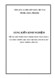 Sáng kiến kinh nghiệm Mầm non: Một số biện pháp chỉ đạo phong trào thi đua xây dựng trường học thân thiện học sinh tích cực trong trường mầm non