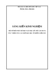 Sáng kiến kinh nghiệm Mầm non: Một sổ biện pháp chỉ đạo Giáo dục lấy trẻ làm trung tâm nhằm nâng cao chất lượng dạy học ở trường mầm non