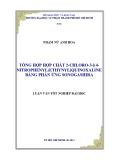 Khóa luận tốt nghiệp: Tổng hợp hợp chất 2-Chloro-3-[(4- nitrophenyl)ethynyl]quinoxaline bằng phản ứng Sonogashira