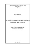 Khóa luận tốt nghiệp đại học: Hệ thống câu hỏi và bài tập trắc nghiệm phần giao thoa ánh sáng