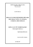 Khóa luận tốt nghiệp đại học: Khảo sát sơ bộ thành phần hóa học phân đoạn nước cây Mỏ quạ (Cudrania tricuspidata)