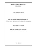 Khóa luận tốt nghiệp đại học: Các phương pháp biểu diễn dao động và ứng dụng trong giải các bài toán dao động