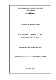 Khóa luận tốt nghiệp đại học: Các định luật khí lý tưởng