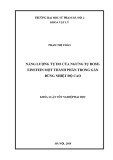 Khóa luận tốt nghiệp đại học: Năng lượng tự do của ngưng tụ Bose- Einstein một thành phần trong gần đúng nhiệt độ cao