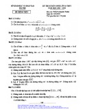 Đề thi tuyển sinh lớp 10 môn Toán (chuyên Toán) năm 2021-2022 - Sở GD&ĐT Hà Nội