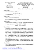 Đề thi tuyển sinh lớp 10 môn Toán năm 2021-2022- Trường THPT chuyên Phan Bội Châu, Nghệ An