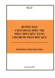 Hướng dẫn chẩn đoán, điều trị phục hồi chức năng cho bệnh nhân đột quỵ (Hướng dẫn về Hoạt động trị liệu)