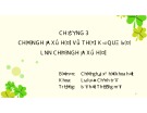 Bài giảng Chủ nghĩa xã hội khoa học: Chương 3 - Trường ĐH Thương mại