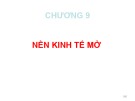 Bài giảng Kinh tế học vĩ mô - Chương 9: Nền kinh tế mở