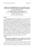 Nghiên cứu đặc điểm hình thái và giải phẫu trai lá dài và Rau mác thon ở khu bảo tồn đất ngập nước Láng Sen, tỉnh Long An