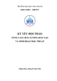 Kỷ yếu Hội thảo: Nâng cao chất lượng đào tạo và sinh hoạt học thuật khoa Điện - Điện tử